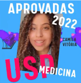 Camila Vitria, aluna de medicina da USP