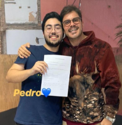 Pedro, aluno de medicina da USP
