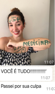 Ana Volpe, aluna de medicina da USP