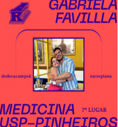 Gabriela Favilla, aluna de medicina da USP